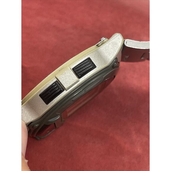 Casio A-V3 LCD digital voice recorder watch 1589 Runs Working Vintage - Picture 10 of 14